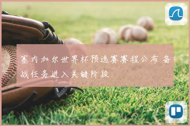 塞内加尔世界杯预选赛赛程公布 备战任务进入关键阶段